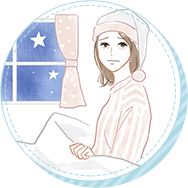 思うように眠れない